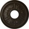 Ekena Millwork Tirana Ceiling Medallion (Fits Canopies up to 4 3/4"), 13 7/8"OD x 3 3/4"ID x 1 1/4"P, Stone Hearth CM13TISHF - alternate 1